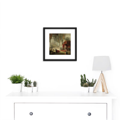 Inauguration King William II Amsterdam by Nicolaas Pieneman - Single Picture Frame Painting