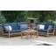 St. Lucia Teak Outdoor 2 - Seater Loveseat-980424304