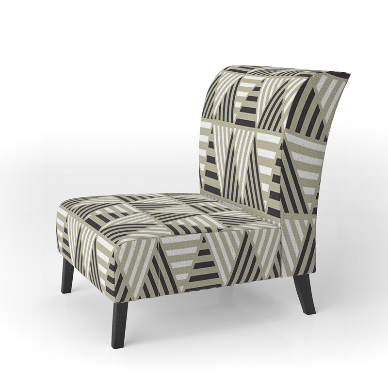Fauteuil de chambre Triangular Retro Design