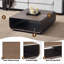 Table basse en noyer foncé