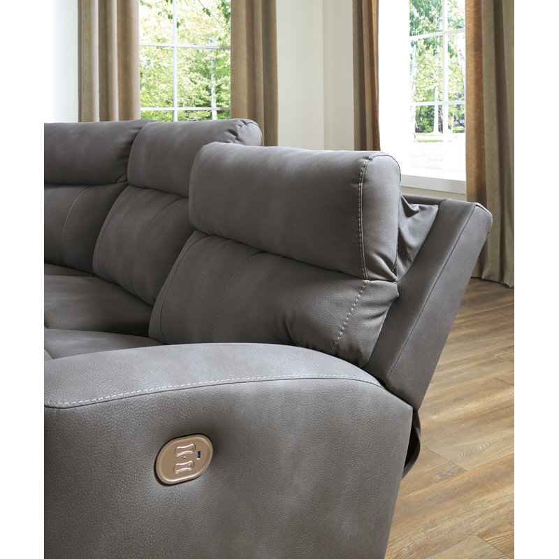 Next-Gen DuraPella 6-Piece Power Reclining Sectional, 41" H x 101" W x 73" D, Right Hand Facing