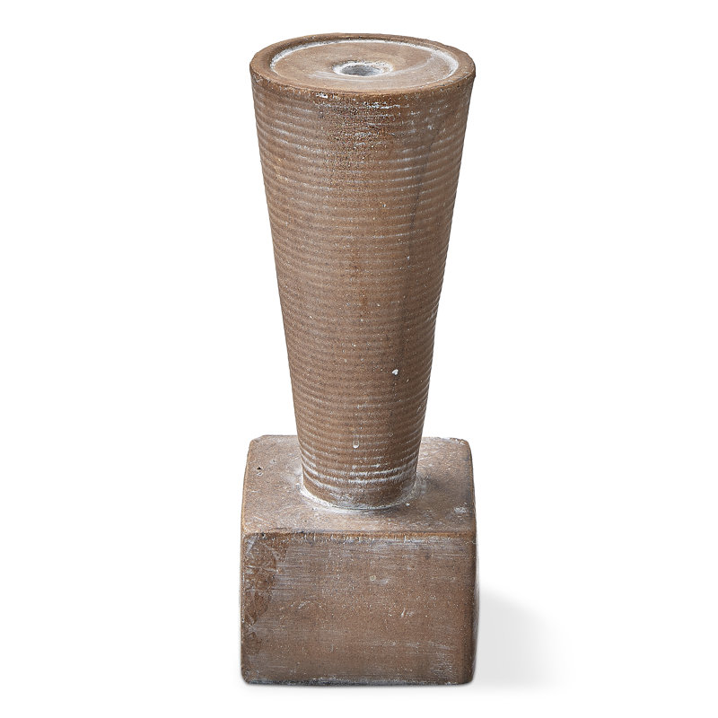 Terracotta Pillar, 14.5" H x 5.5" W x 5.5" D