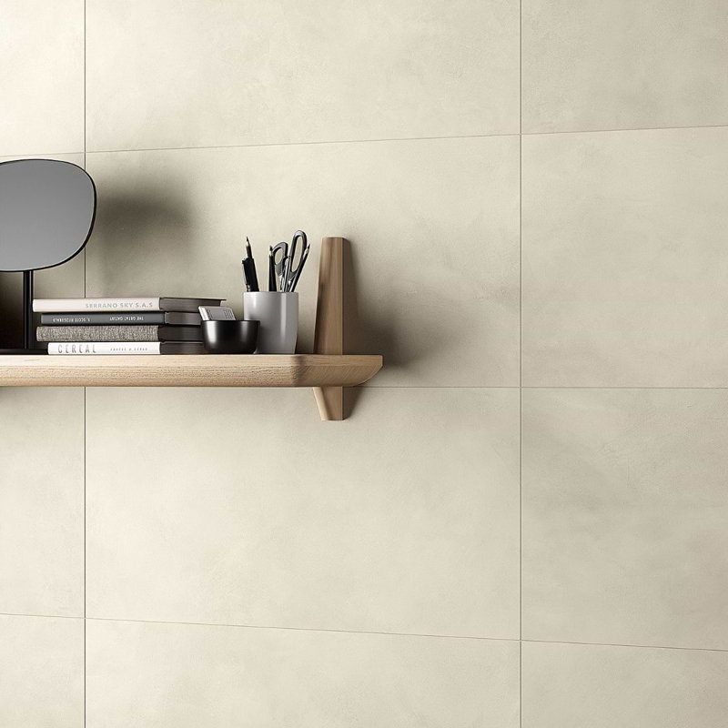 Clay Awake Gray 16X32 Matte Porcelain Tile, Shy Beige