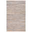Tapis rayé en jute / toile / coton Karlen-189033898