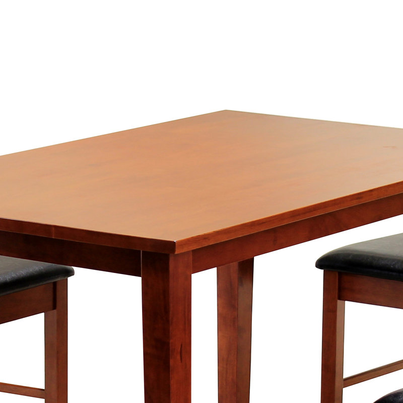 Wallkill 4 - Person Dining Set, Mahogany