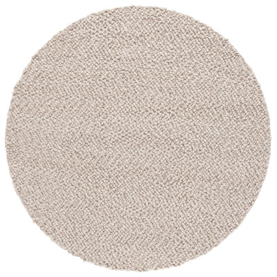 Natura Hand Woven Wool/Viscose/Cotton Rug in Beige/Taupe