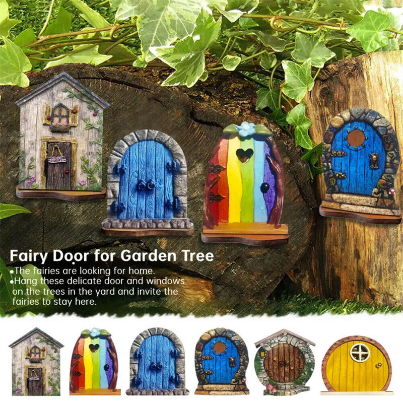 Porte de fée pour jardin 6 pièces