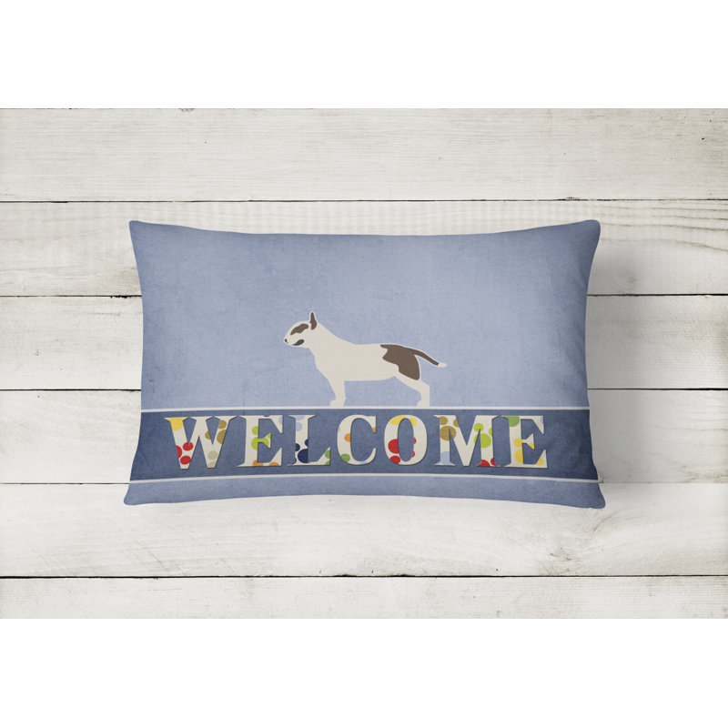 Coussin Bull Terrier Welcome