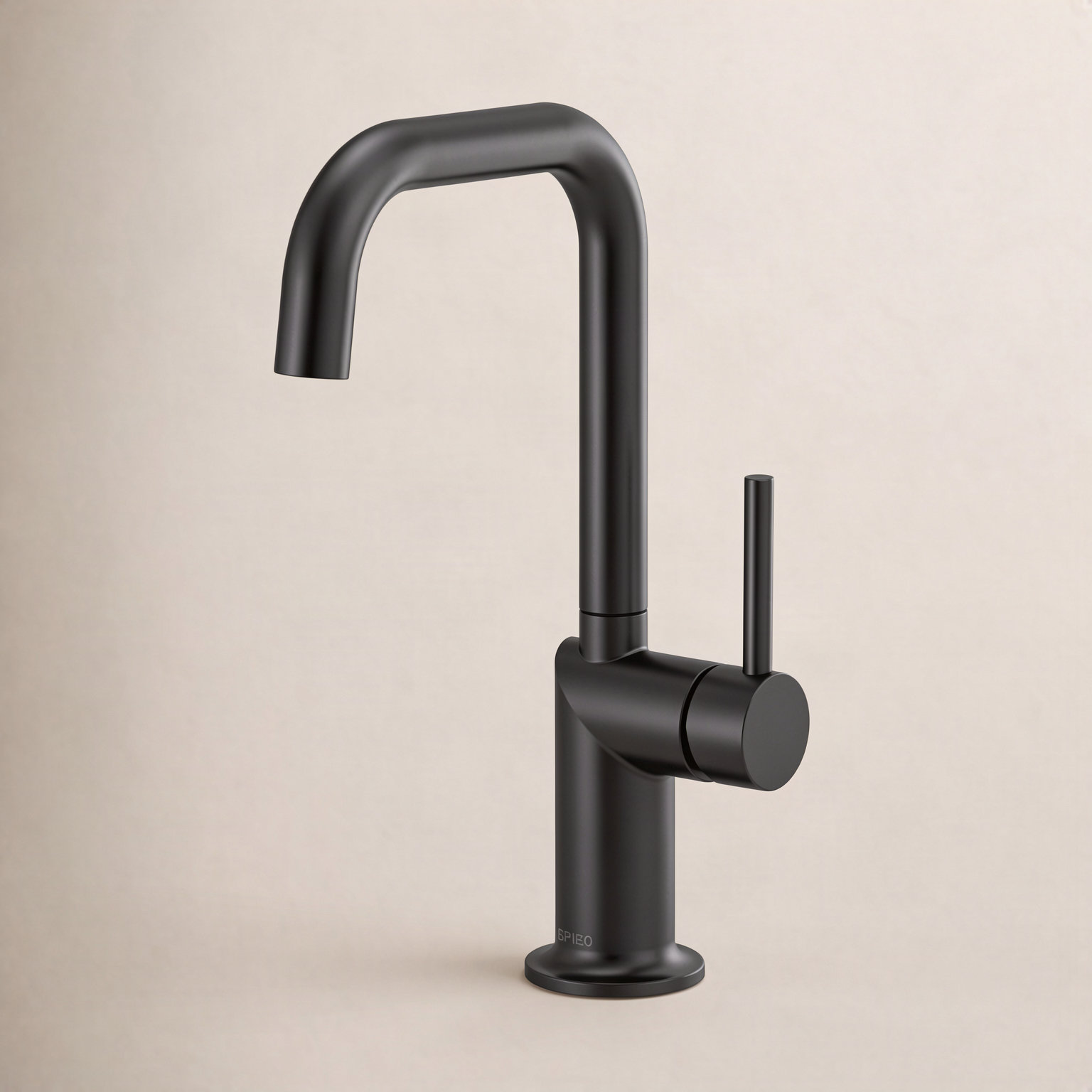 Odin® Bar Faucet with Square Spout, Matte Black, Lever