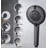 High-Pressure Shower Head With Handheld Spray Combo – Dual Shower System With 7-Mode Adjustable Handheld, Square Rainfall Shower & Holder-113303899