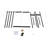 Walking Assist Bar With Adjustable Height & Width, Parallel Bars For Rehabilitation & Walking Balance Issues