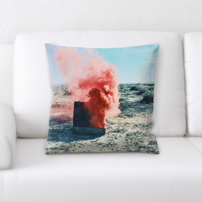 Honeycomb Microsuede Reversible Throw Pillow
