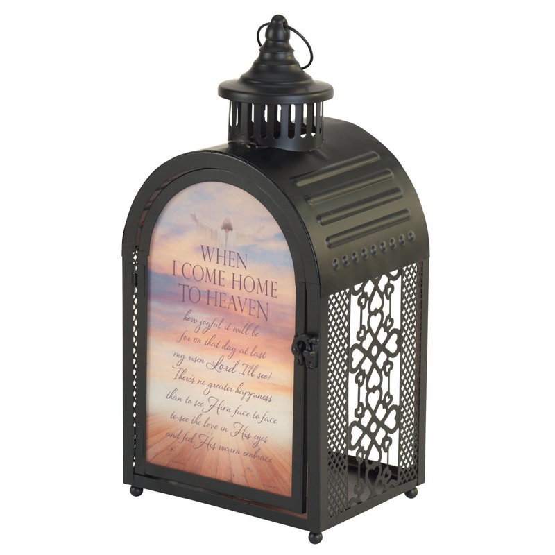 16.5'' H Tabletop Lantern with Candle Included