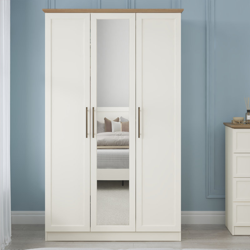 Gemstone 3 Door Wardrobe with Mirror