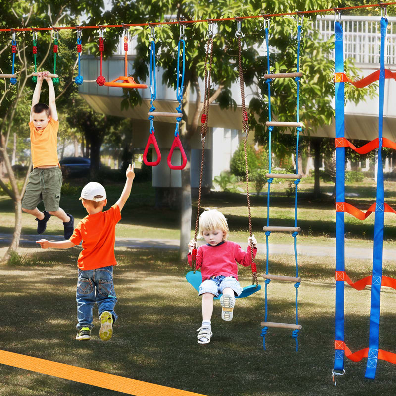 VEVOR Wood Outdoor Kids Game with Carrying Case