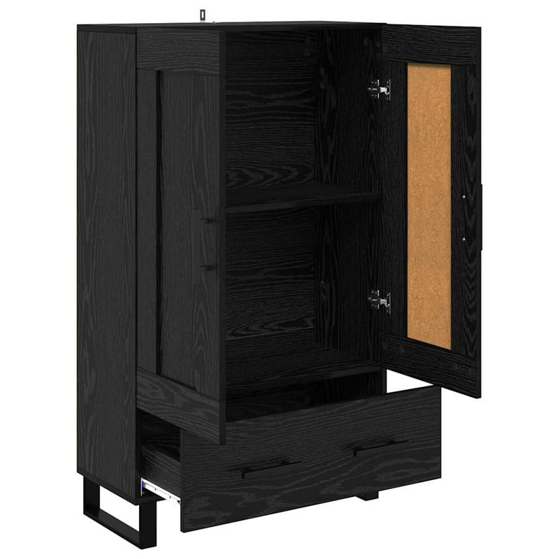 69.5cm Sideboard, Black Oak