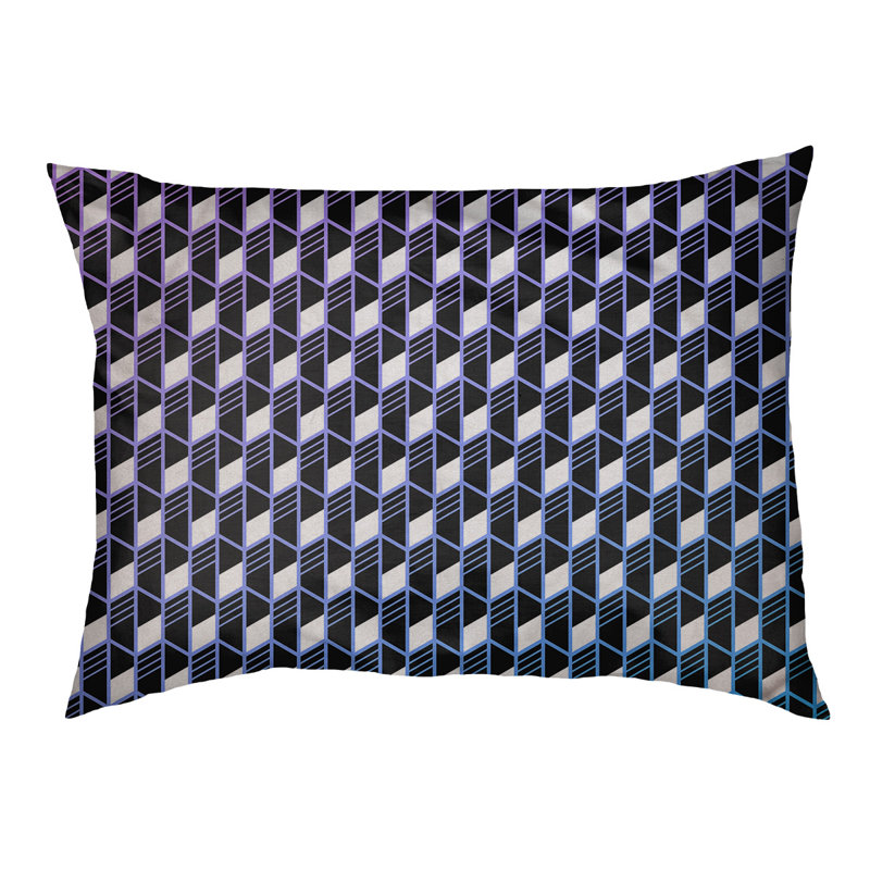 Coussin pour chien Byrge, Très grand (l 52 po x P 42 po x H 17 po), Rouge / Noir