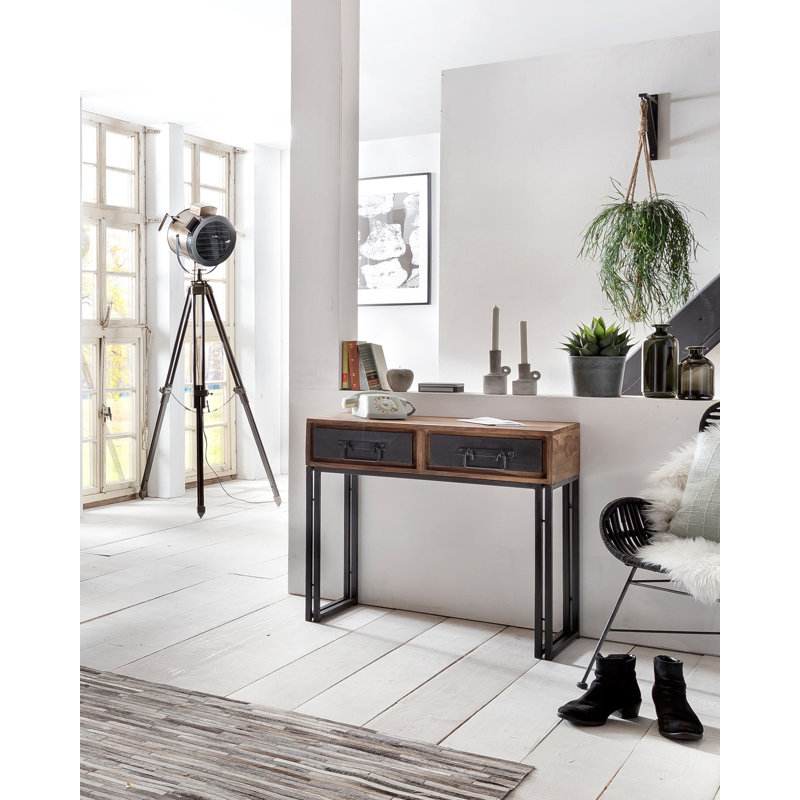 Lehoux 80cm Solid Wood Console Table