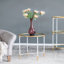 Ensemble de 2 tables d'appoint à miroir