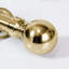 Extendable Metal Curtain Pole Set with Rings, Finials & Brackets, Adjustable 25mm Curtain Rods (Set of 2)-1767099398-1767099399