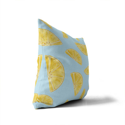 Summer Lemon Outdoor Pillow