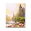 «Fly Fishing At Lake On Canvas» par Amy Hall, peinture-93923513