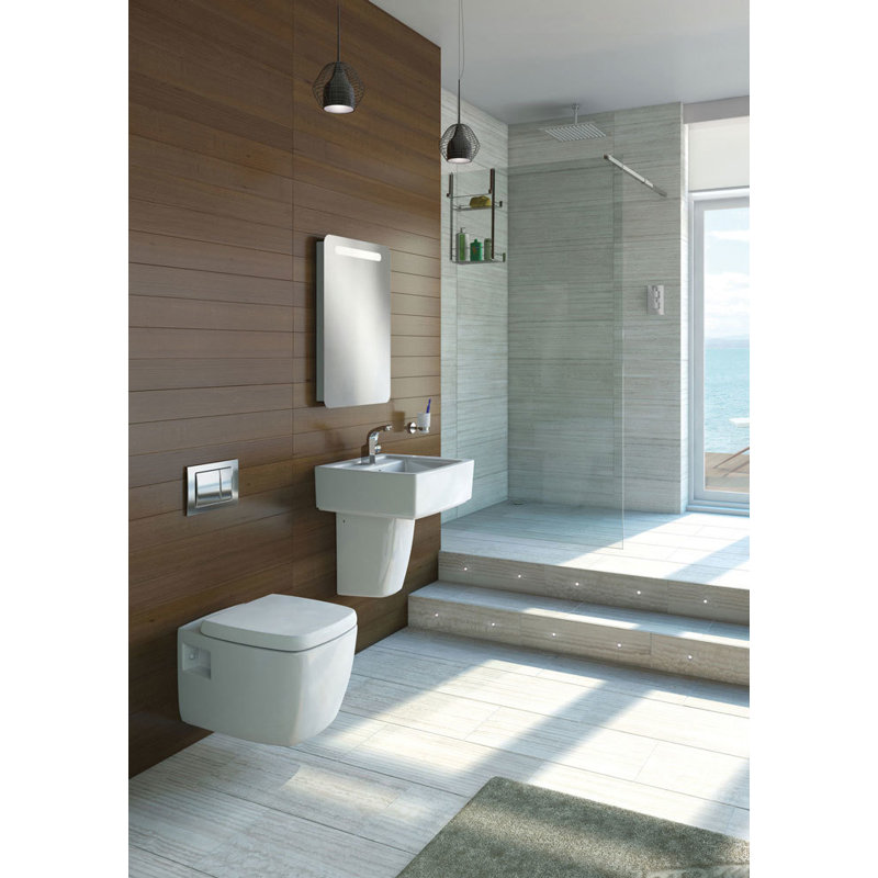 980mm W x 2000mm H Pivot Frameless Walk In Glass Screens with Clear Glass