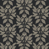 Wayward Petal - Chimney Black Floral Wallpaper