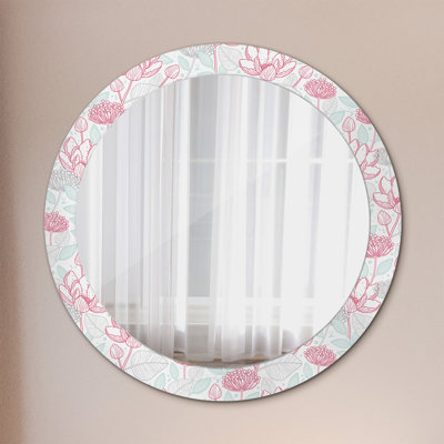 Huldar Glass Flat Wall Mirror