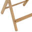  Table de cuisine pliante en bambou naturel 15,75 po x 11,81 po x 21,06 po
