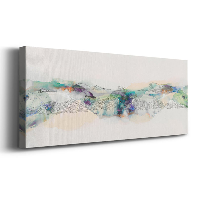 " Abstract Mountain Range ", 8" H x 20" W x 1.5" D