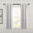 Cotton Blend Semi Sheer Curtain Pair-71502488-71502495