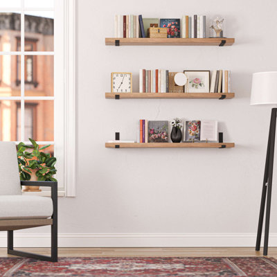 Cressing Paulownia Solid Wood Bracket Shelf