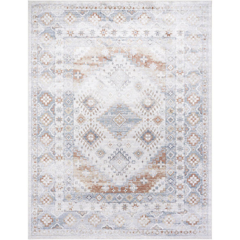Janiaha Washable Oriental Indoor Rug, Rectangle 2'2" x 3'9"