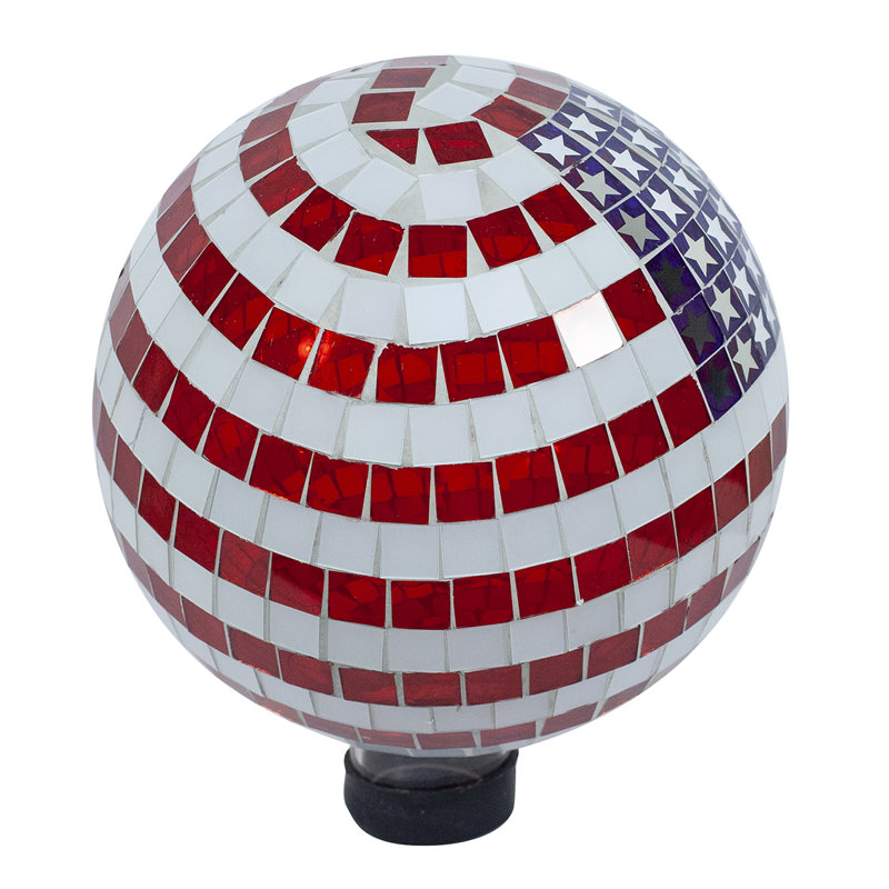 Boule réfléchissant en mosaïque americana Chalgrave