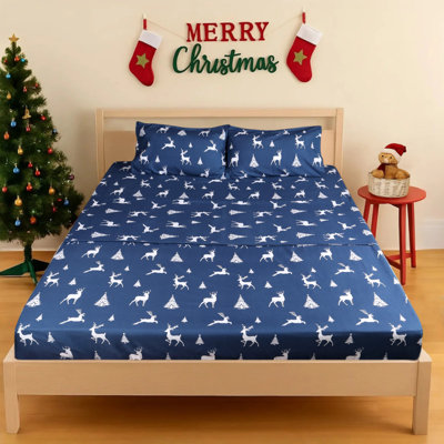 Ensemble de draps pour grand lit 4 pièces Gogreen