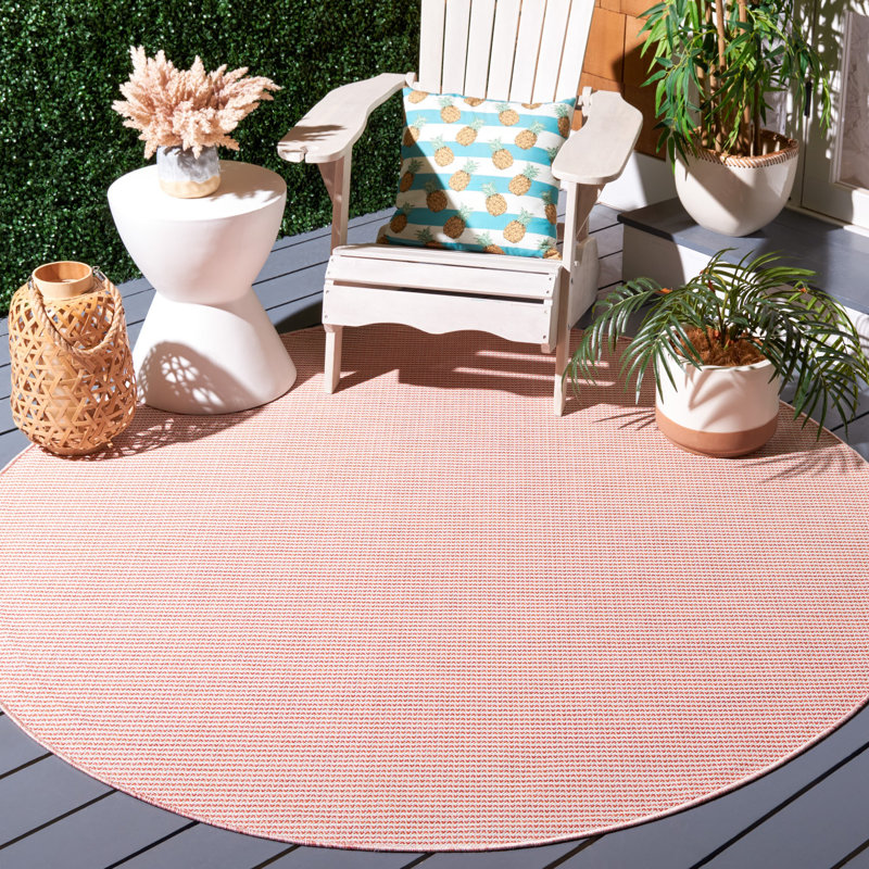 Tapis d'intérieur / extérieur Floral Performance, Rond 6 pi 5 po