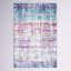 Tapis mauve / bleu / gris à motif abstrait Olmstead-1493354241