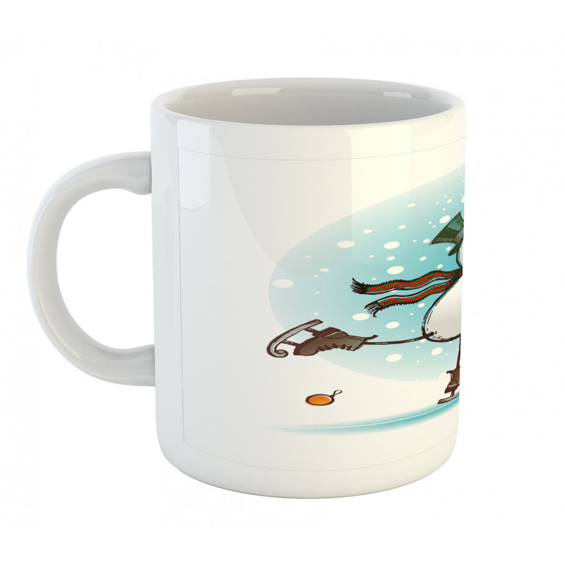 Grande tasse à café bonhomme de neige