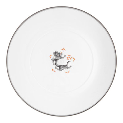 Assiette plate 12 po dragon Ming