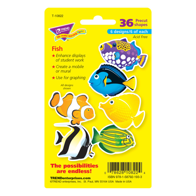Mini accents tendance poisson