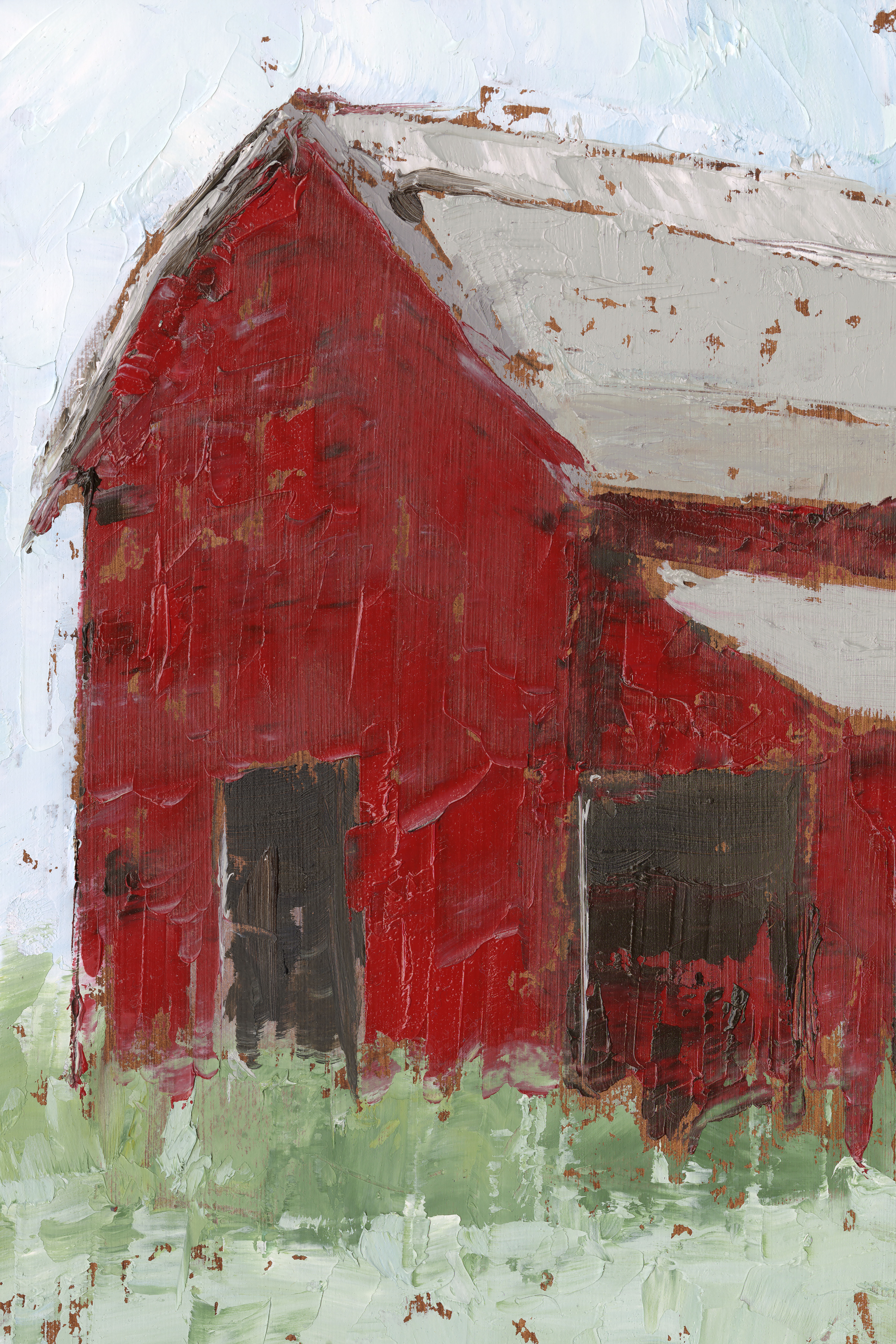 Rosalind Wheeler Big Red Barn II | Wayfair, image size:6000x9000