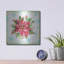  «Holiday Celebration E» par Jean Plout, art mural en métal, 12 po x 12 po-908645325