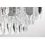 Lustre rond en chrome ondulé à 8 lumières Jerelean
