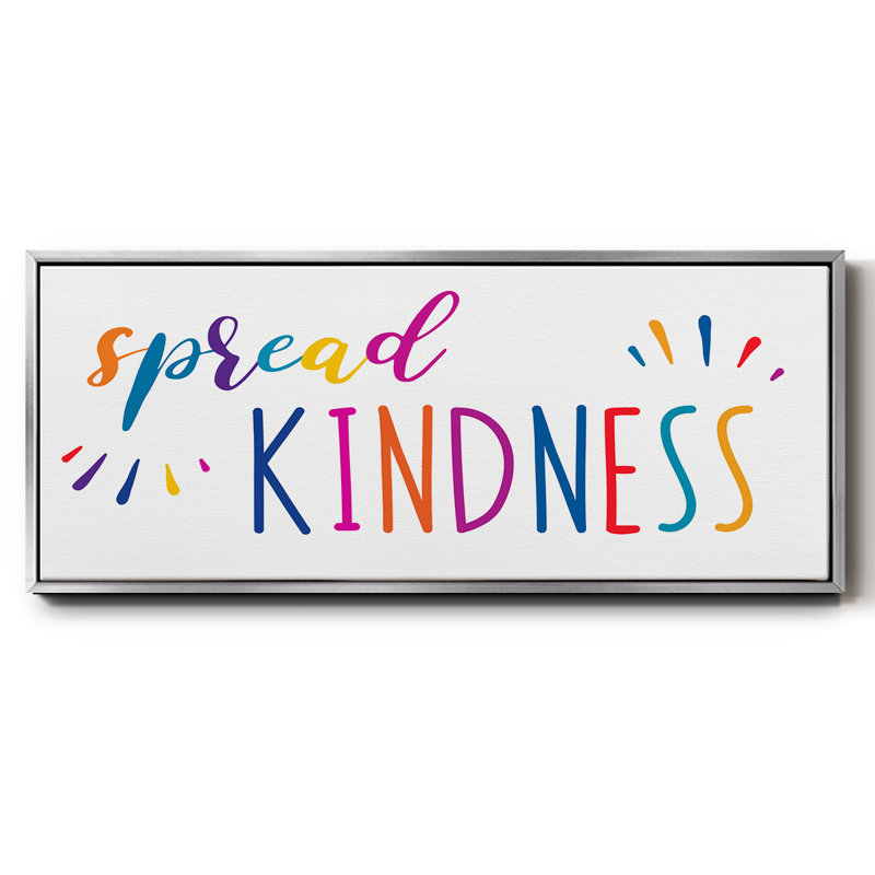 «Rainbow Kindness», toile encadrée