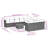  Garden Sofa Set Mix Beige, Light Grey