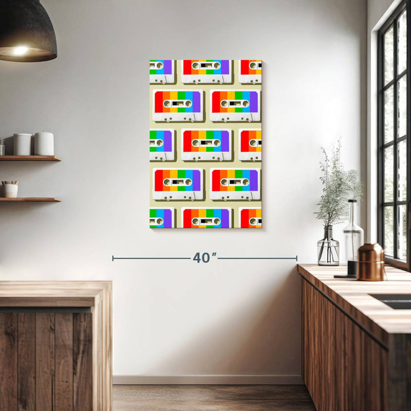 Abarca Rainbow Mixtapes, 36" H x 24" W