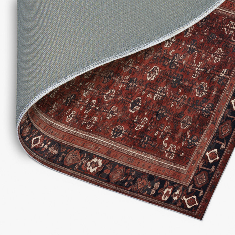 Tapis d'intérieur et d'extérieur brun Persian, Rectangulaire 2 pi x 3 pi