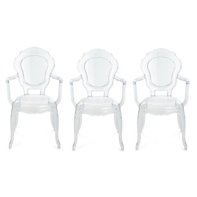 Mityu 18'' H Stacking Arm Chair