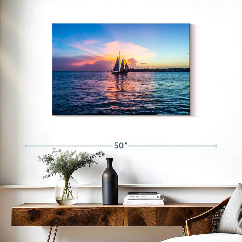 Coucher de soleil Mehar, H 24 po x l 36 po